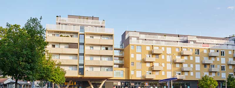 1220 Wien, Lavaterstraße 2, Wonkaplatz 1 und 2,  Erzherzog-Karl-Straße 203