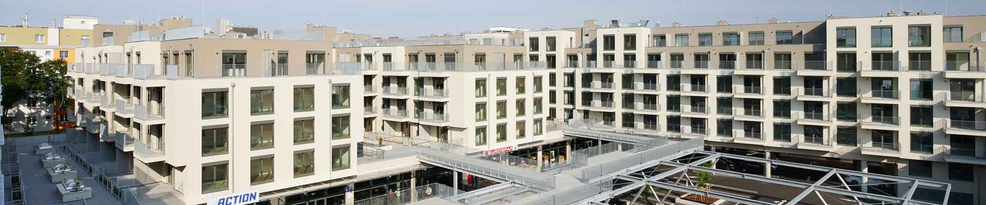 1110 Wien,  Lorystraße 45 und 47, Dommesgasse 10, Grillgasse 19